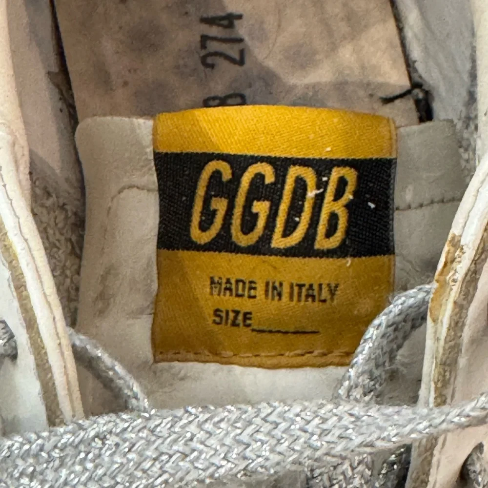 Golden Goose Women's Superstar White Leather /Suede Heels/ Zebra Stars/ Sz.38 - Picture 8 of 13